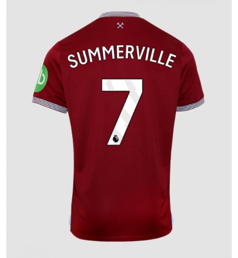 West Ham United Crysencio Summerville #7 Domácí Dres 2025-26 Krátký Rukáv West Ham United Crysencio Summerville #7 Domácí Dres 2025-26 Krátký Rukáv